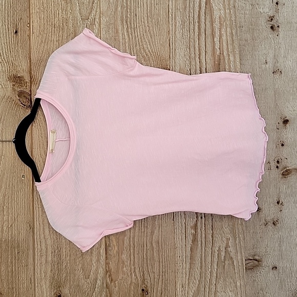Altar'd State XSmall Baby Pink Cropped Tee - Picture 1 of 6